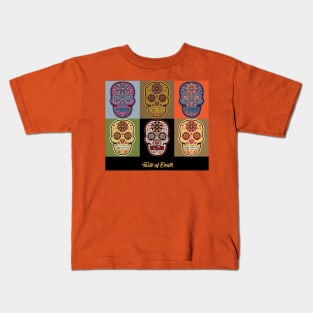 Taste of Death Mexican Sugar Skull Series Kids T-Shirt